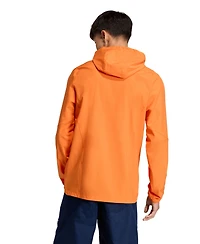 Adidas Men's Orange Fc Cincinnati Tiro Travel Full-Zip Hooded Windbreaker