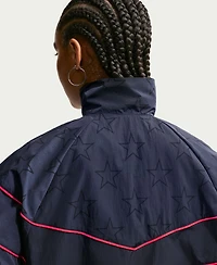 Nike Women's Navy Usmnt Windrunner Uv Woven Full-Zip Jacket