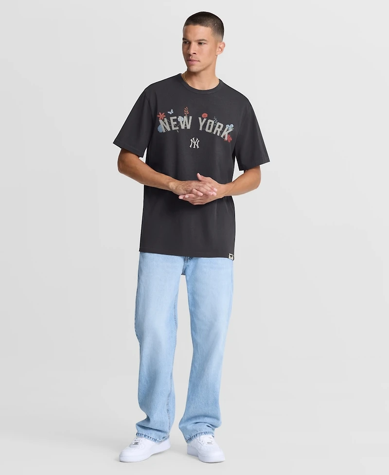 Fanatics Men's Anthracite New York Yankees Bloom T-Shirt