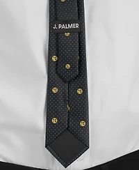 J. Palmer Men's Pittsburgh Steelers Game Day Polka Dot Tie