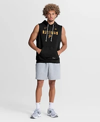 Nike Men's Black Pittsburgh Pirates Authentic Collection Standard Issue Dri-fit Sleeveless Hoodie