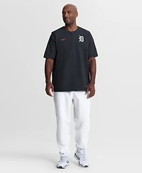 Nike Men's Navy Detroit Tigers Authentic Collection Dri-fit Quarter-Zip Windshirt