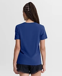 Nike Women's Royal Los Angeles Dodgers Wordmark T-Shirt