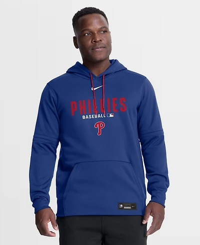 Nike Men's Royal Philadelphia Phillies Authentic Collection Therma-fit Hoodie