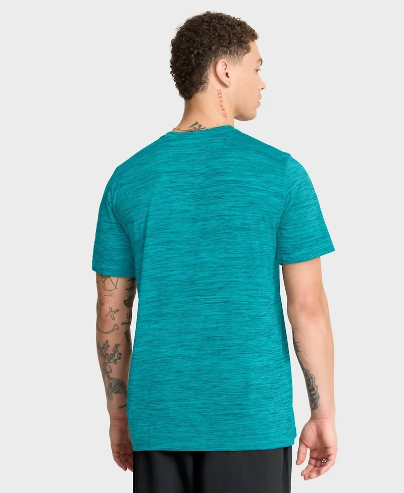 Nike Men's Aqua Miami Dolphins Velocity Ball Carrier Dri-fit T-Shirt