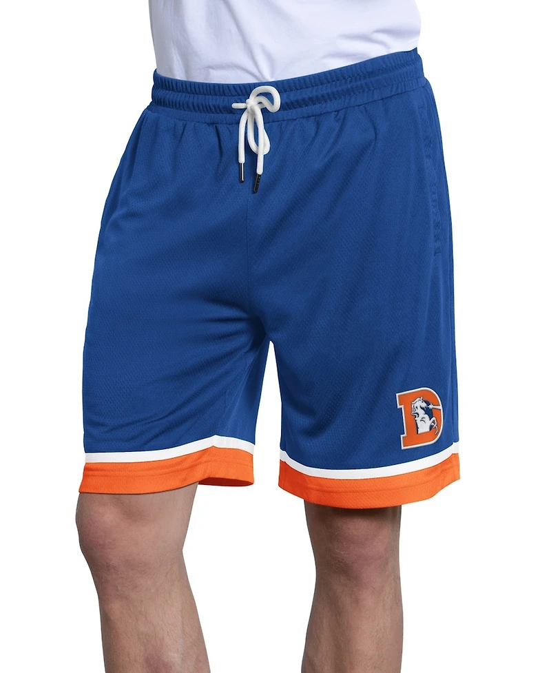 Starter Men's Royal Denver Broncos Throwback Power Play Mesh Shorts