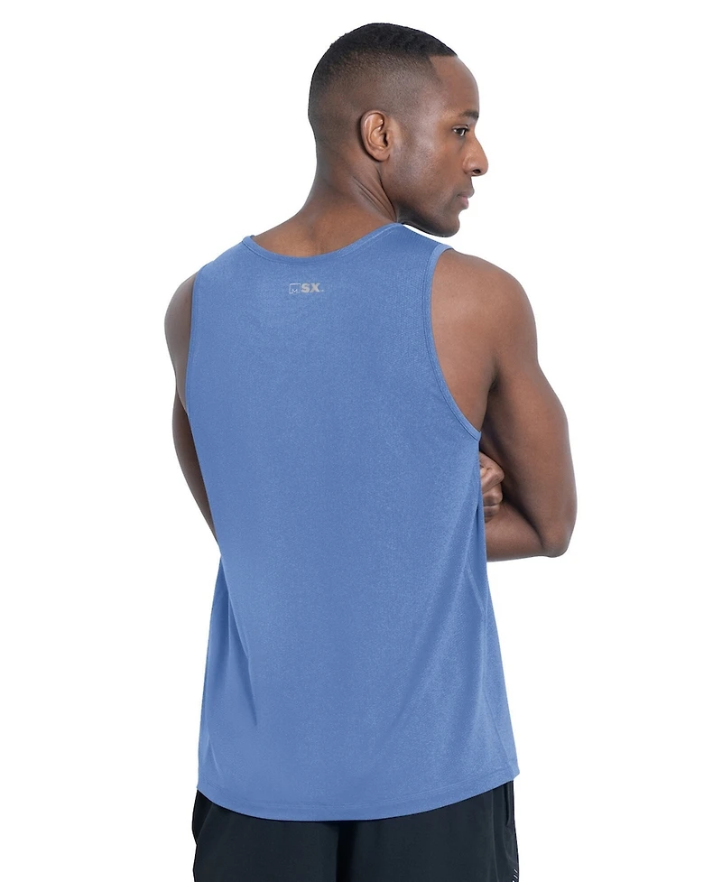 Msx by Michael Strahan Men's Royal Buffalo Bills Energy Scoop Neck Tank Top