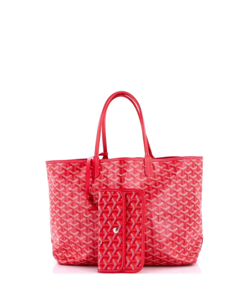 Pre-Owned Goyard Pm Saint Louis Reversible Tote Coated Canvas and Printed Canvas