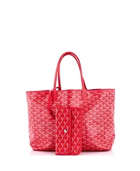 Pre-Owned Goyard Pm Saint Louis Reversible Tote Coated Canvas and Printed Canvas