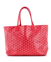 Pre-Owned Goyard Pm Saint Louis Reversible Tote Coated Canvas and Printed Canvas