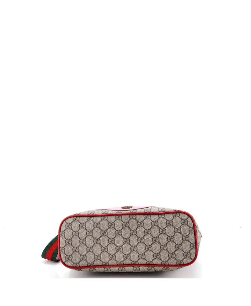 Pre-Owned Gucci Small Convertible Soft Tote Gg Coated Canvas with Applique