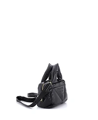 Pre-Owned Prada Small Padded Bowler Bag Quilted Nappa Leather