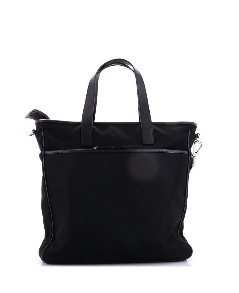 Pre-Owned Prada Large Convertible Pocket Zip Tote Tessuto
