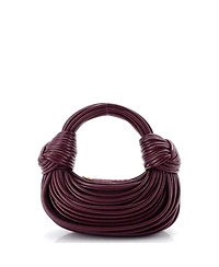 Pre-Owned Bottega Veneta Mini Double Knot Hobo Tubular Leather