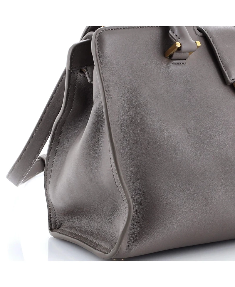 Pre-Owned Saint Laurent Baby Monogram Cabas Leather