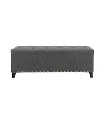 flynama 47.5" Linen Storage Ottoman, 500 lbs