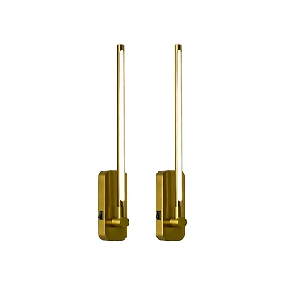 Midola Battery Operated Wall Sconces with Remote Control, Led Rechargeable Lights for Wall Wireless Led Lights for Bedroom with Magnetic Fixtures