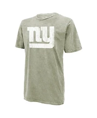 Majestic Threads Men's Cam Skattebo Moss Green New York Giants Mineral Wash Name Number T-Shirt
