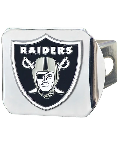 Logo Brands Las Vegas Raiders Color on Chrome Hitch Cover