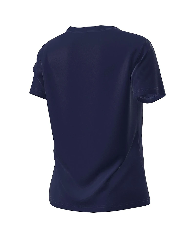 Under Armour Women's Navy Notre Dame Fighting Irish Golfing Leprechaun Tech Stretch T-Shirt