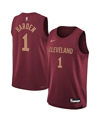 Nike Big Boys and Girls James Harden Wine Cleveland Cavaliers Swingman Jersey - Icon Edition