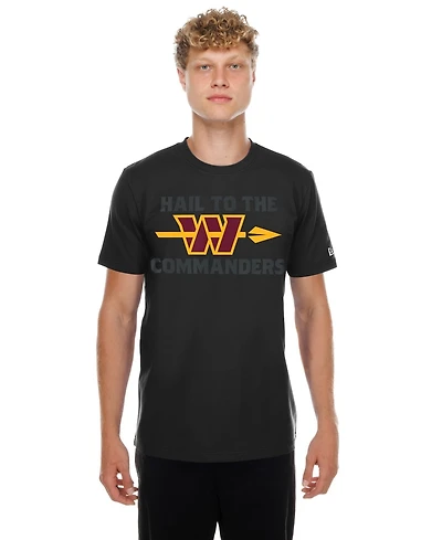 New Era Men's Black Washington Commanders Hail to the T-Shirt