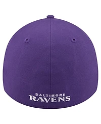 New Era Men's Purple Baltimore Ravens Core Team 39THIRTY Flex Hat