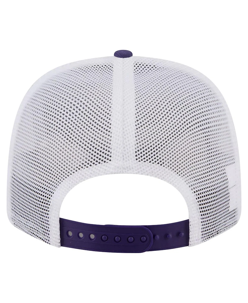 New Era Men's Purple Baltimore Ravens 9SEVENTY Trucker Adjustable Hat