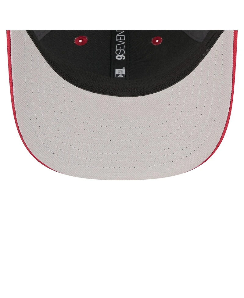 New Era Men's Red Arizona Cardinals 9SEVENTY Trucker Adjustable Hat