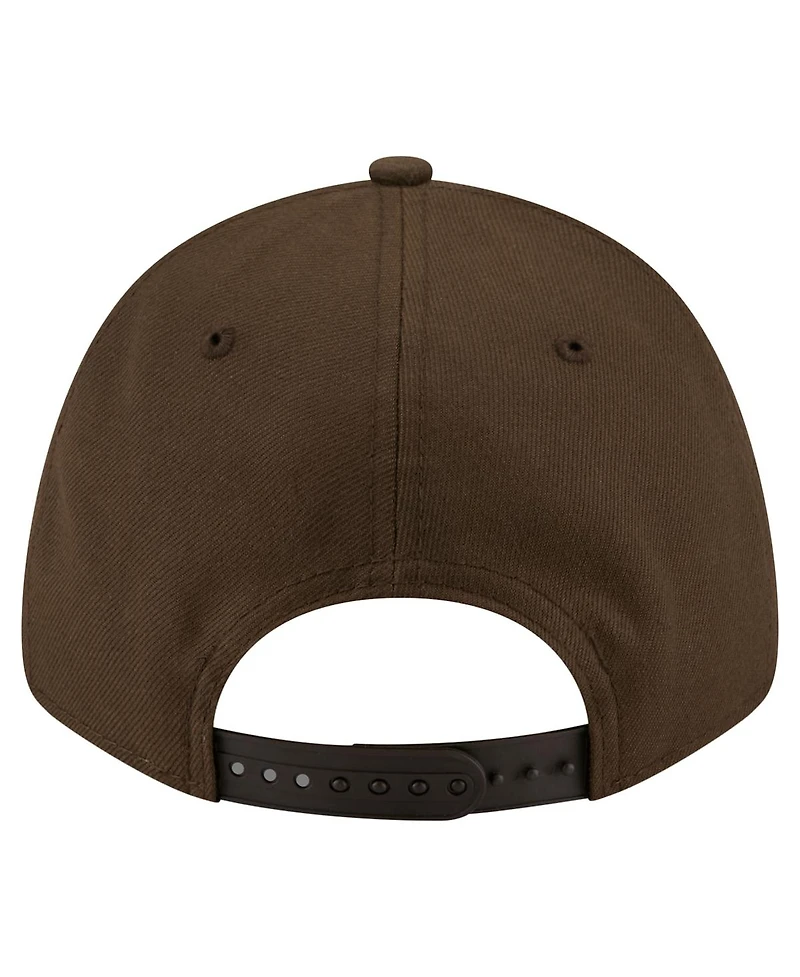 New Era Men's Brown Cleveland Browns Core Team 9FORTY Adjustable Hat