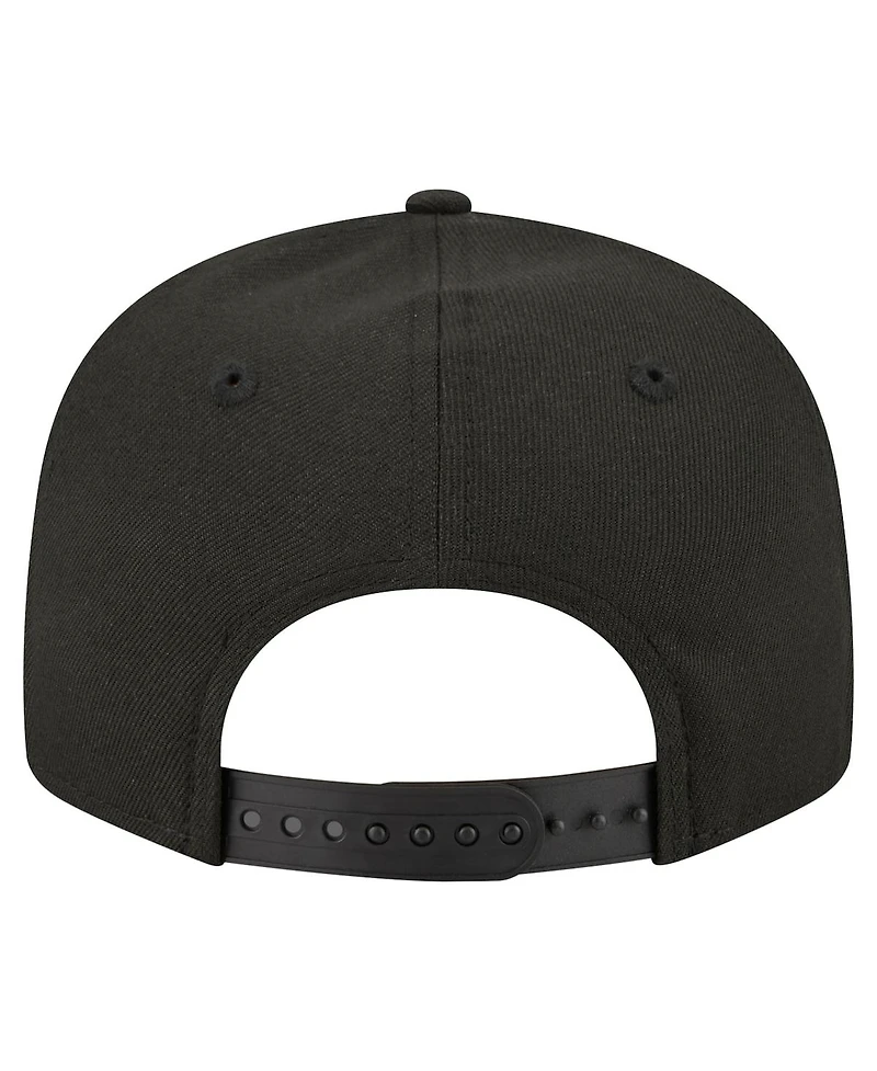 New Era Men's Black Jacksonville Jaguars Core Team Script 9FIFTY Snapback Hat