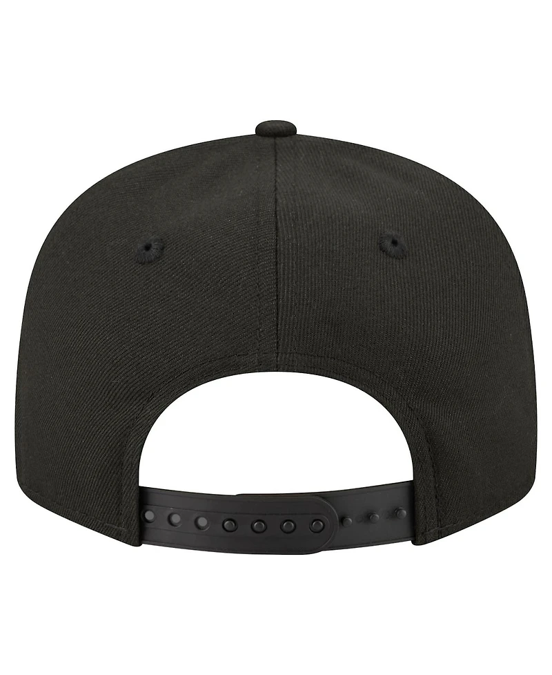 New Era Men's Black Detroit Lions 9FIFTY Snapback Hat