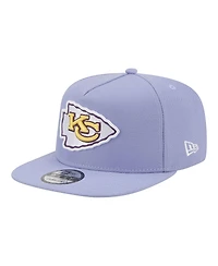New Era Men's Lavender Kansas City Chiefs Bloom A-Frame 9FIFTY Snapback Hat