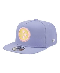 New Era Men's Lavender Pittsburgh Steelers Bloom A-Frame 9FIFTY Snapback Hat