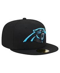 New Era Men's Black Carolina Panthers 59FIFTY Fitted Hat