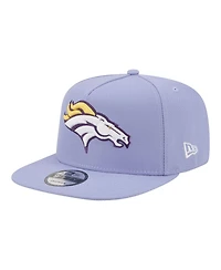 New Era Men's Lavender Denver Broncos Bloom A-Frame 9FIFTY Snapback Hat