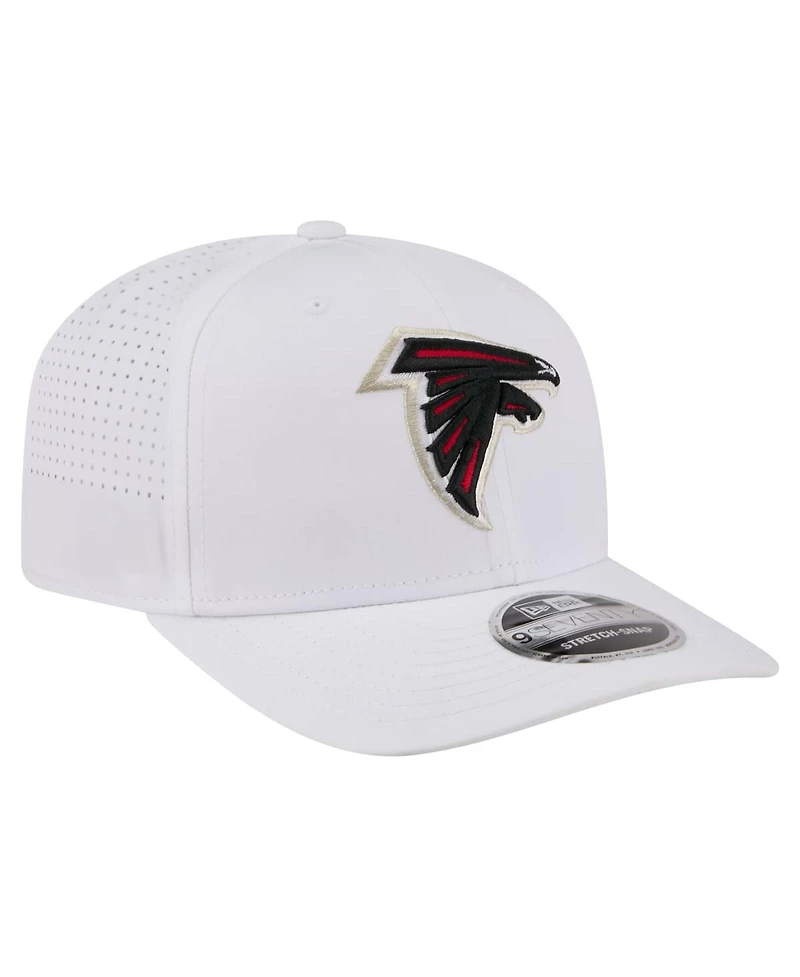 New Era Men's White Atlanta Falcons Name Plate 9SEVENTY Adjustable Hat