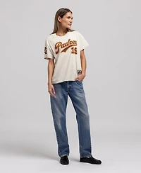 Mitchell & Ness Women's Tony Gwynn Natural San Diego Padres Cooperstown Name Number Throwback T-Shirt
