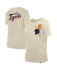 New Era Women's Cream Detroit Tigers Stars Cap T-Shirt