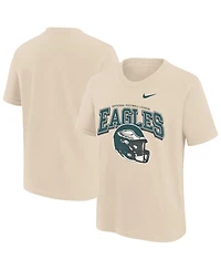 Nike Big Boys and Girls Natural Philadelphia Eagles Easy Lane T-Shirt