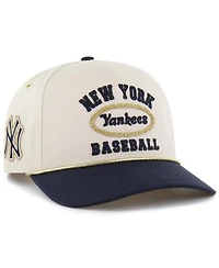 '47 Brand Men's x Natural/Navy New York Yankees Glitter Rope Hitch Adjustable Hat