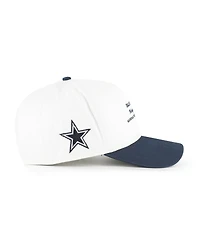 '47 Brand Men's White/Navy Dallas Cowboys Contemporary Two-Tone Hitch Adjustable Hat