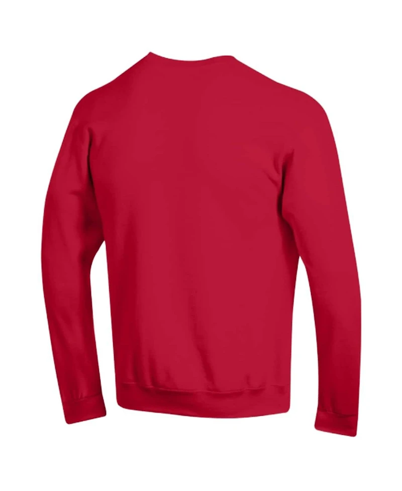 Champion Men's Red Kansas City Chiefs Powerblend Fleece Sweatshirt