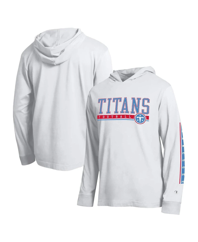 Champion Men's White Tennessee Titans All Star Hooded T-Shirt