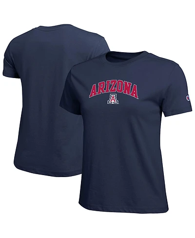 Champion Women's Navy Arizona Wildcats Arched Over Logo T-Shirt