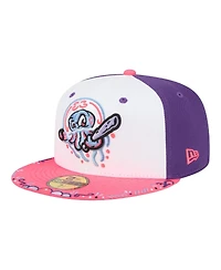 New Era Men's White/Pink Jersey Shore BlueClaws 2026 Copa De La Diversion 59FIFTY Fitted Hat