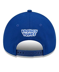 New Era Big Boys and Girls Royal Kansas City Royals Looney Tunes A-Frame 9FORTY Adjustable Hat