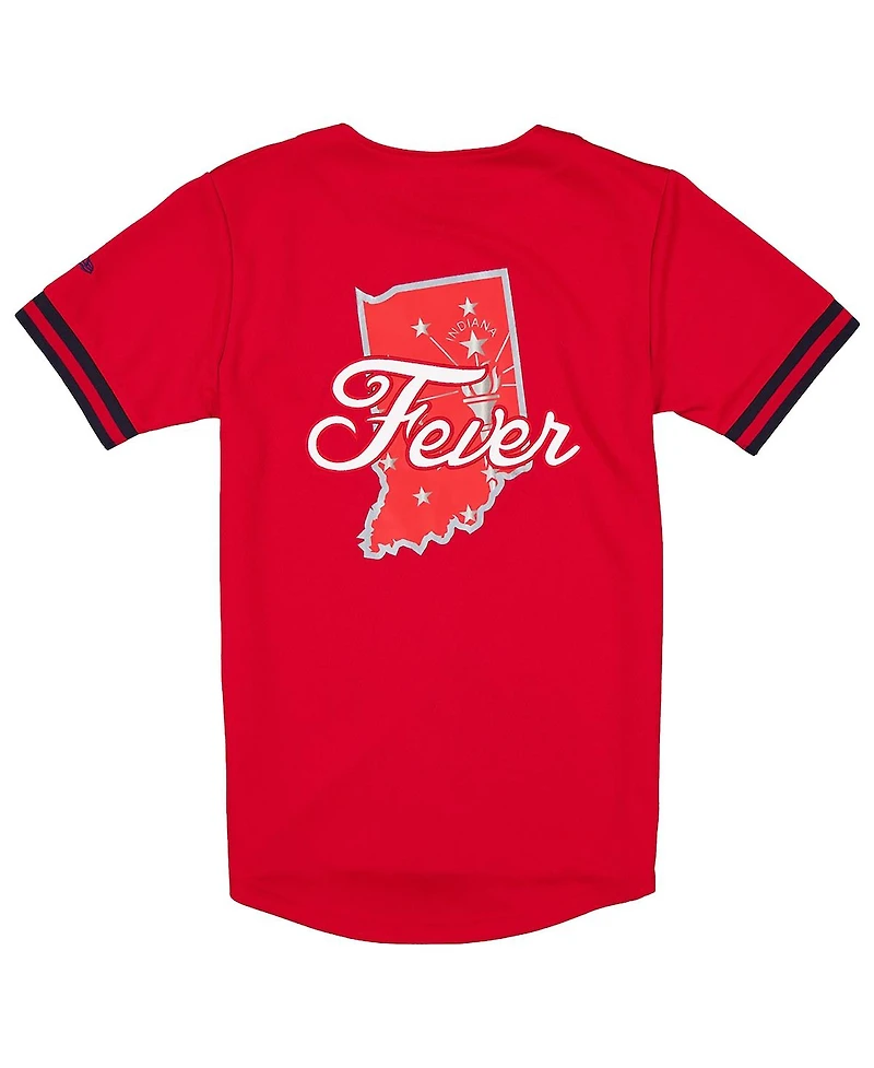New Era Men's Red Indiana Fever 2026 Wnba Draft Hometown Baseball Jersey