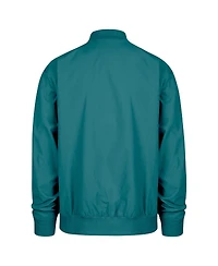 '47 Brand Men's Hunter Green New York Yankees Anderson Twill Full-Snap Bomber Jacket