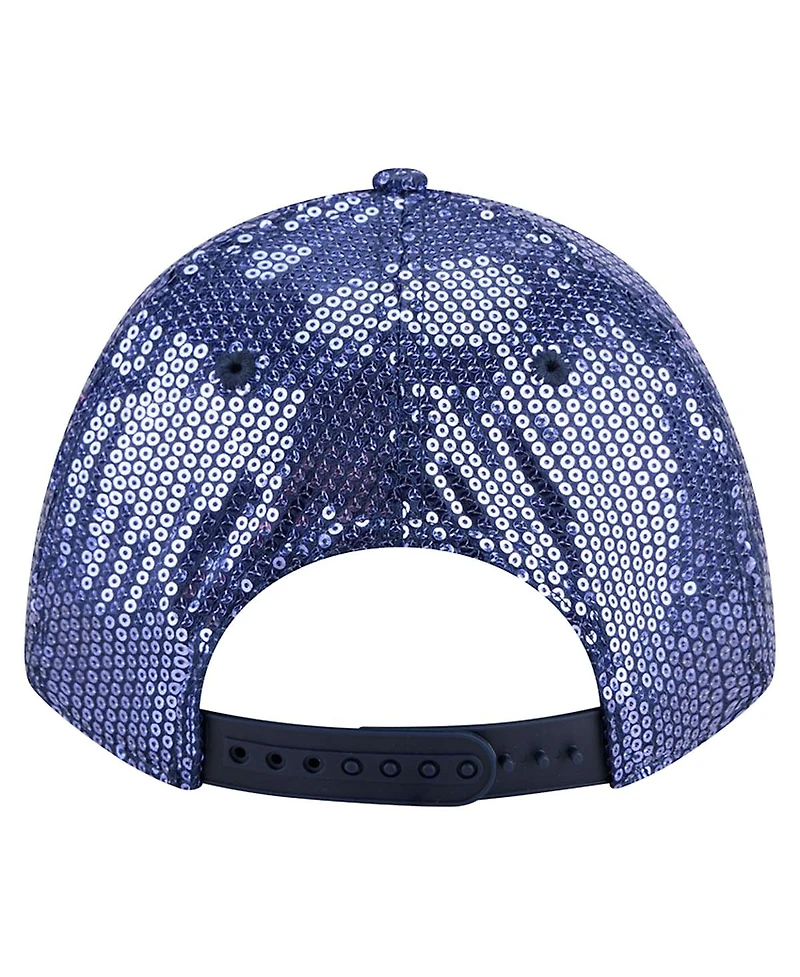 New Era Women's Navy Dallas Cowboys Sequin 9FORTY Adjustable Hat